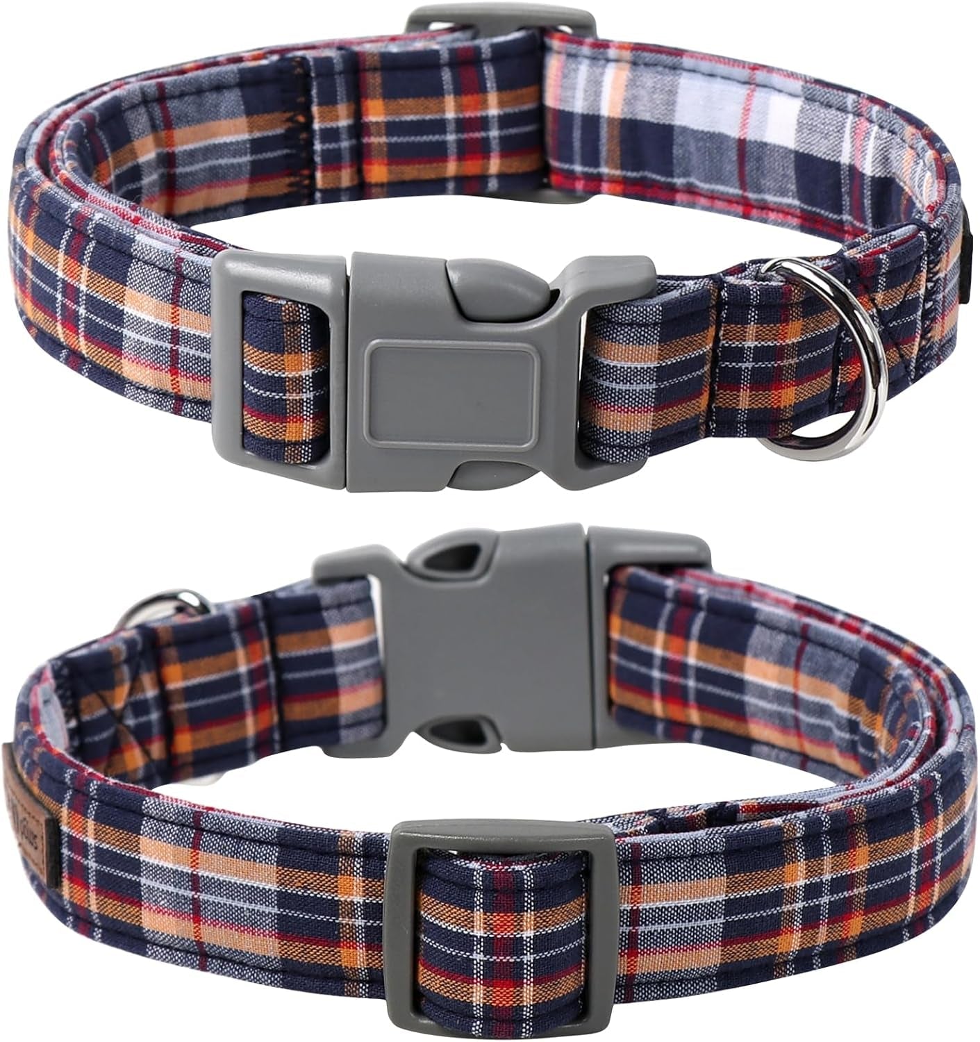 Dog and Cat Collar with Bowtie Grid Collar Plastic Buckle Light Adjustable Collars for Small Medium Large Dogs - FurrrBabies & More! - 313053767746