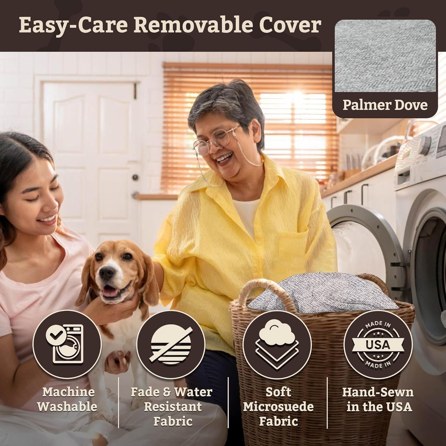 Dog Car Seat with Storage Tray: Lookout II Dog Booster Car Seat for Pets up to 18Lbs, Helps Alleviate Travel Sickness & Fear for Dogs, Removable Washable Cover – Palmer Dove, Size Small - FurrrBabies & More! - 313049759786