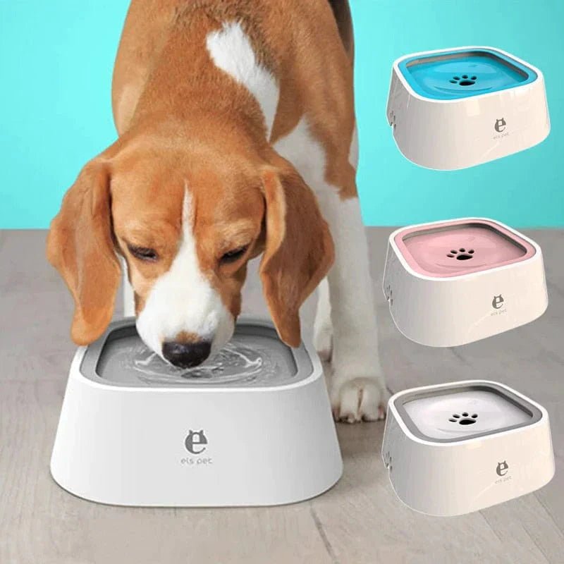 Dog Drinking Water Bowl with Floating Design - Non - Wetting, Non - Skid, Large Capacity - FurrrBabies & More! - 