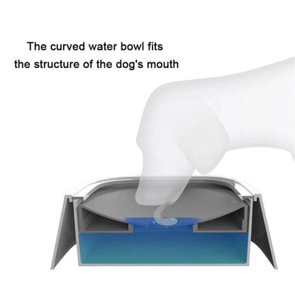 Dog Drinking Water Bowl with Floating Design - Non - Wetting, Non - Skid, Large Capacity - FurrrBabies & More! - 