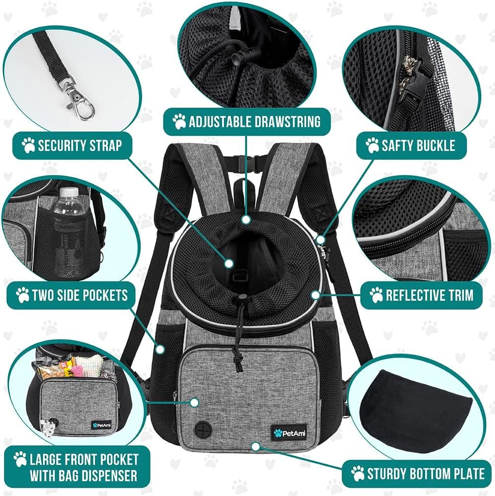 Dog Front Carrier Backpack - FurrrBabies & More! - 7445043336342