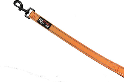 Dog Leash 6Ft Long,Traffic Padded Two Handle,Heavy Duty,Reflective Double Handles Lead for Control Safety Training,Leashes for Large Dogs or Medium Dogs,Dual Handles Leads(Orange) - FurrrBabies & More! - 313023142108