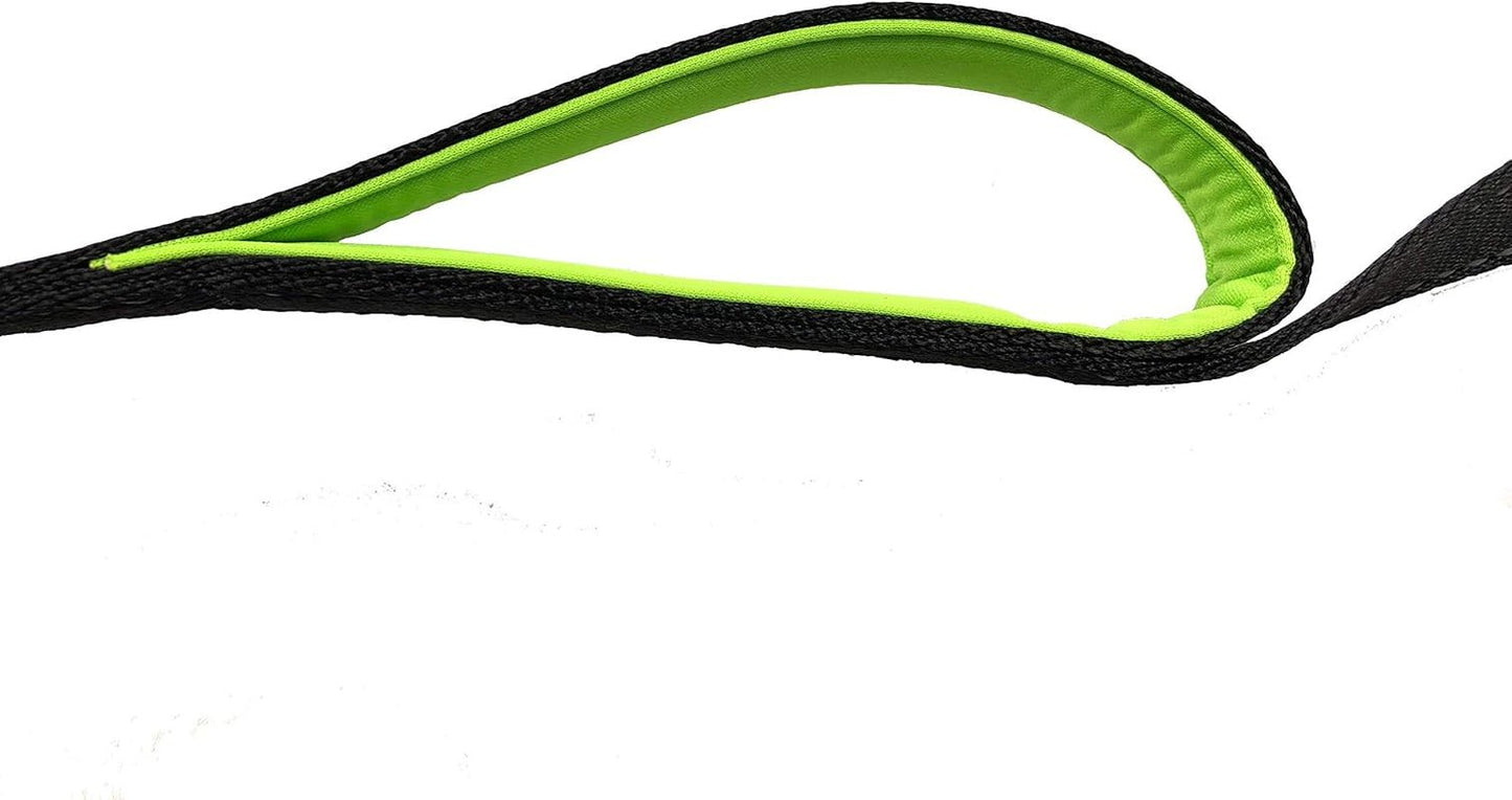 Dog Leash 6Ft Long,Traffic Padded Two Handle,Heavy Duty,Reflective Double Handles Lead for Control Safety Training,Leashes for Large Dogs or Medium Dogs,Dual Handles Leads(Black) - FurrrBabies & More! - 7445010179194
