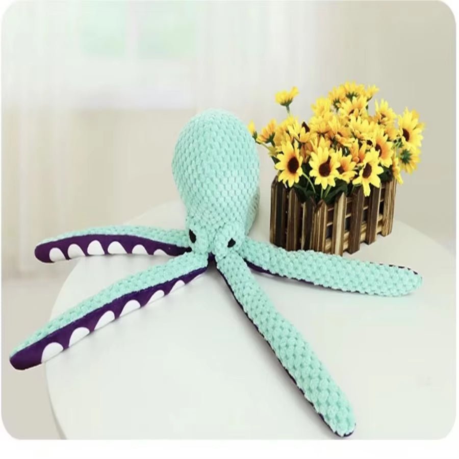 Dog Pet Plush Octopus Toy Interactive Sound Anti - Demolition Home Large and Small Dog Boredom Companion Toy - FurrrBabies & More! - 7445002767750