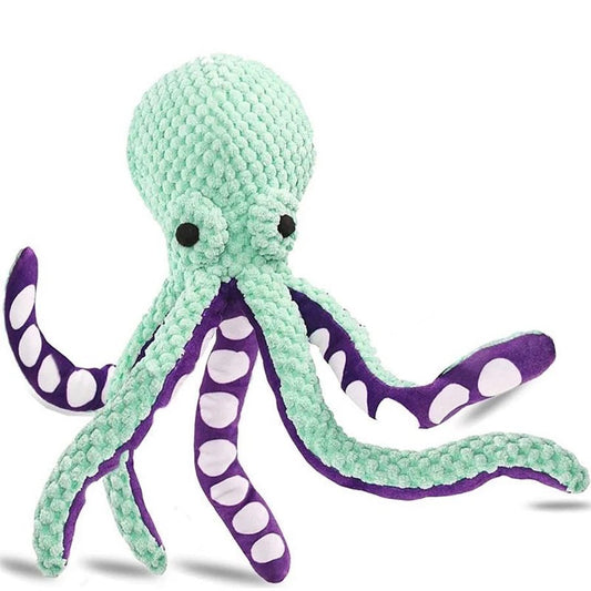 Dog Pet Plush Octopus Toy Interactive Sound Anti - Demolition Home Large and Small Dog Boredom Companion Toy - FurrrBabies & More! - 7445002767750