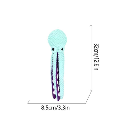 Dog Pet Plush Octopus Toy Interactive Sound Anti - Demolition Home Large and Small Dog Boredom Companion Toy - FurrrBabies & More! - 7445002767750