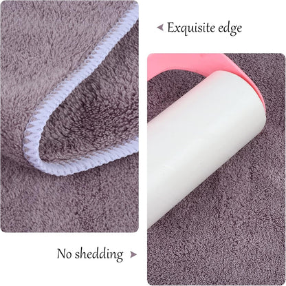 Dog Towel Super Absorbent Pet Bath Towel Microfiber Dog Drying Towel for Small, Medium, Large Dogs and Cats 30Inch X 50Inch Purple - FurrrBabies & More! - 711181302752