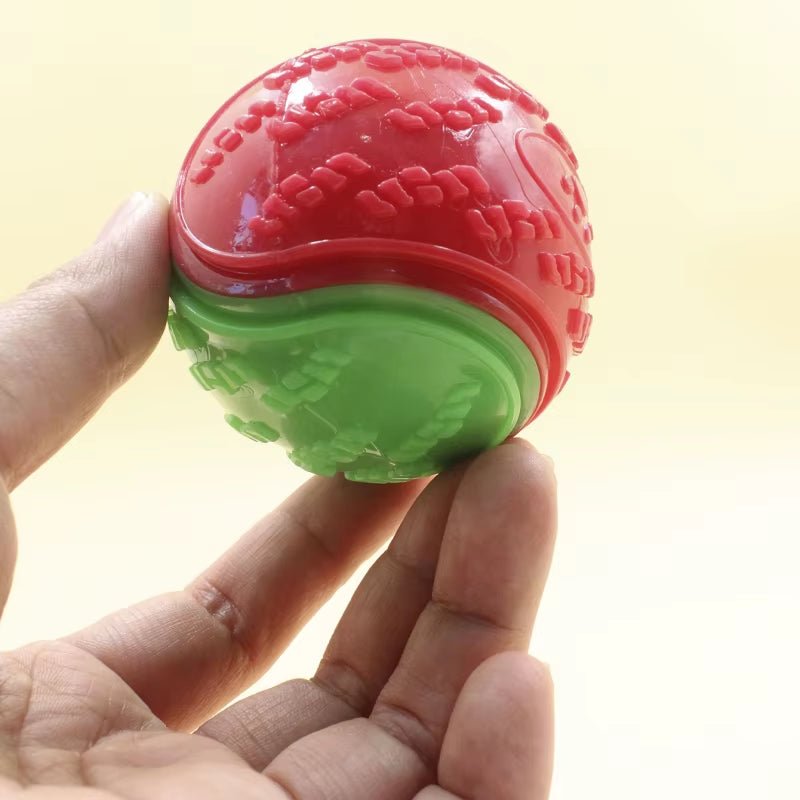 Dogs Interactive Toys Soft TPR Toys for Dog Pet Teeth Cleaning Bite Resistance Squeaky Dog Ball Toy - FurrrBabies & More! - 7445030783739Dog toys