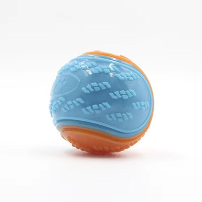 Dogs Interactive Toys Soft TPR Toys for Dog Pet Teeth Cleaning Bite Resistance Squeaky Dog Ball Toy - FurrrBabies & More! - 711181840063Dog toys