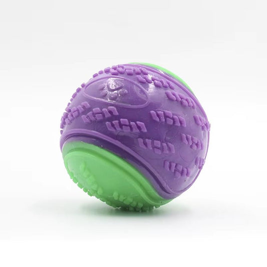 Dogs Interactive Toys Soft TPR Toys for Dog Pet Teeth Cleaning Bite Resistance Squeaky Dog Ball Toy - FurrrBabies & More! - 744110889376Dog toys