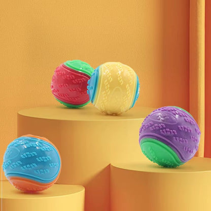 Dogs Interactive Toys Soft TPR Toys for Dog Pet Teeth Cleaning Bite Resistance Squeaky Dog Ball Toy - FurrrBabies & More! - 744110889376Dog toys