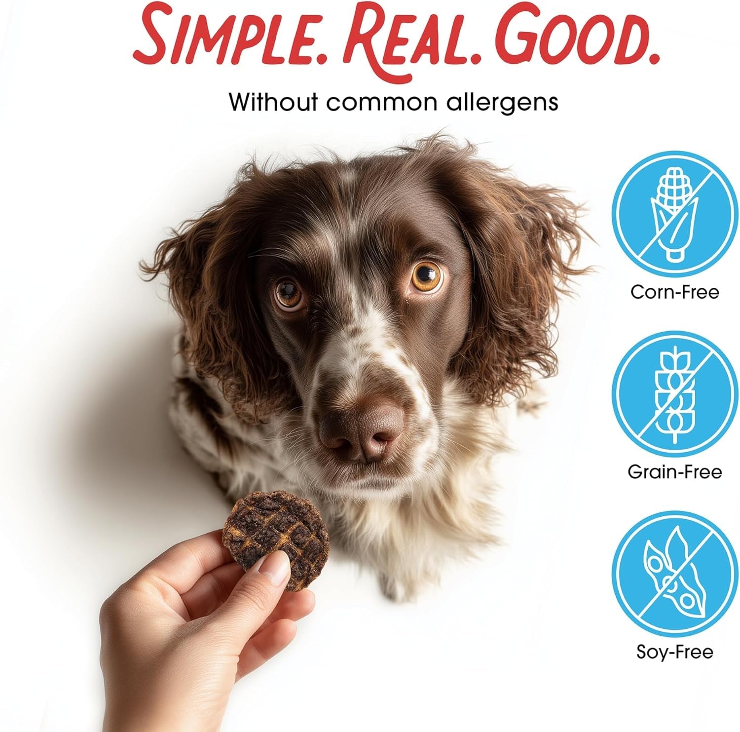 Dogs Love Beef Jerky Dog Treats with Only 3 Ingredients and No Fillers, 13.5 Ounce Bag - FurrrBabies & More! - 313104383338