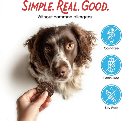 Dogs Love Beef Jerky Dog Treats with Only 3 Ingredients and No Fillers, 13.5 Ounce Bag - FurrrBabies & More! - 313104383338