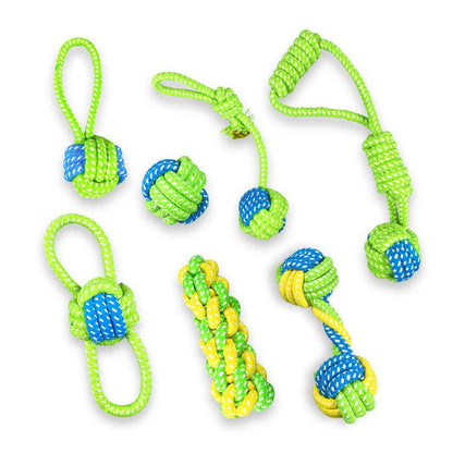 Durable Dog Rope Toys - 7 Exciting Variants For Chewing, Playing, And Dental Health - FurrrBabies & More! - Dog Toys