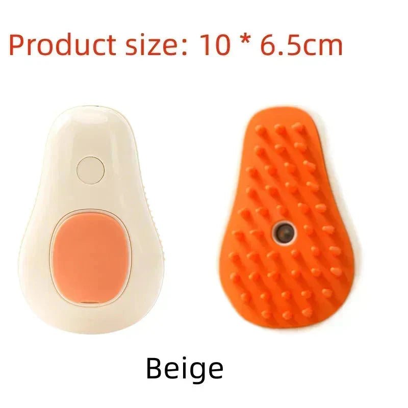 Electric Cat Steam Brush – 3 - In - 1 Pet Grooming Comb with Water Spray for Cats and Dogs, USB Rechargeable - FurrrBabies & More! - 