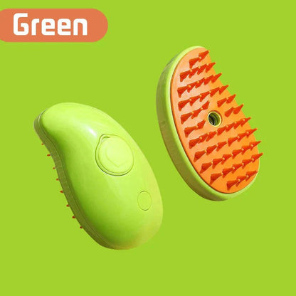Electric Cat Steam Brush – 3 - In - 1 Pet Grooming Comb with Water Spray for Cats and Dogs, USB Rechargeable - FurrrBabies & More! - 