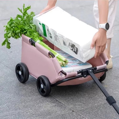 Foldable Pet Stroller – Glide in Style, Stroll in Comfort - FurrrBabies & More! - 7445048397393