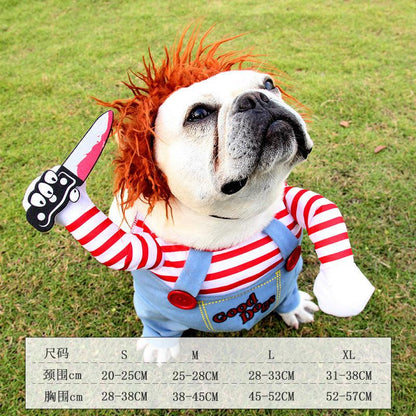 Funny Halloween Pet Costume: Dagger Pet Changing Clothes - FurrrBabies & More! - Dog Clothing & Accessories