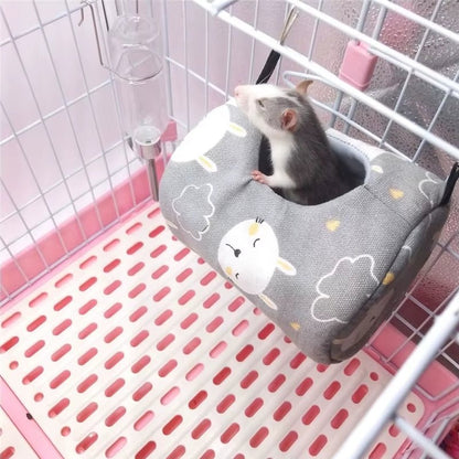 Hammock Bed for Small Pets – Cozy, Hanging Comfort for Hamsters, Rats & Guinea Pigs - FurrrBabies & More! - 313023337399