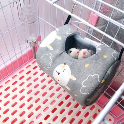 Hammock Bed for Small Pets – Cozy, Hanging Comfort for Hamsters, Rats & Guinea Pigs - FurrrBabies & More! - 313023337399