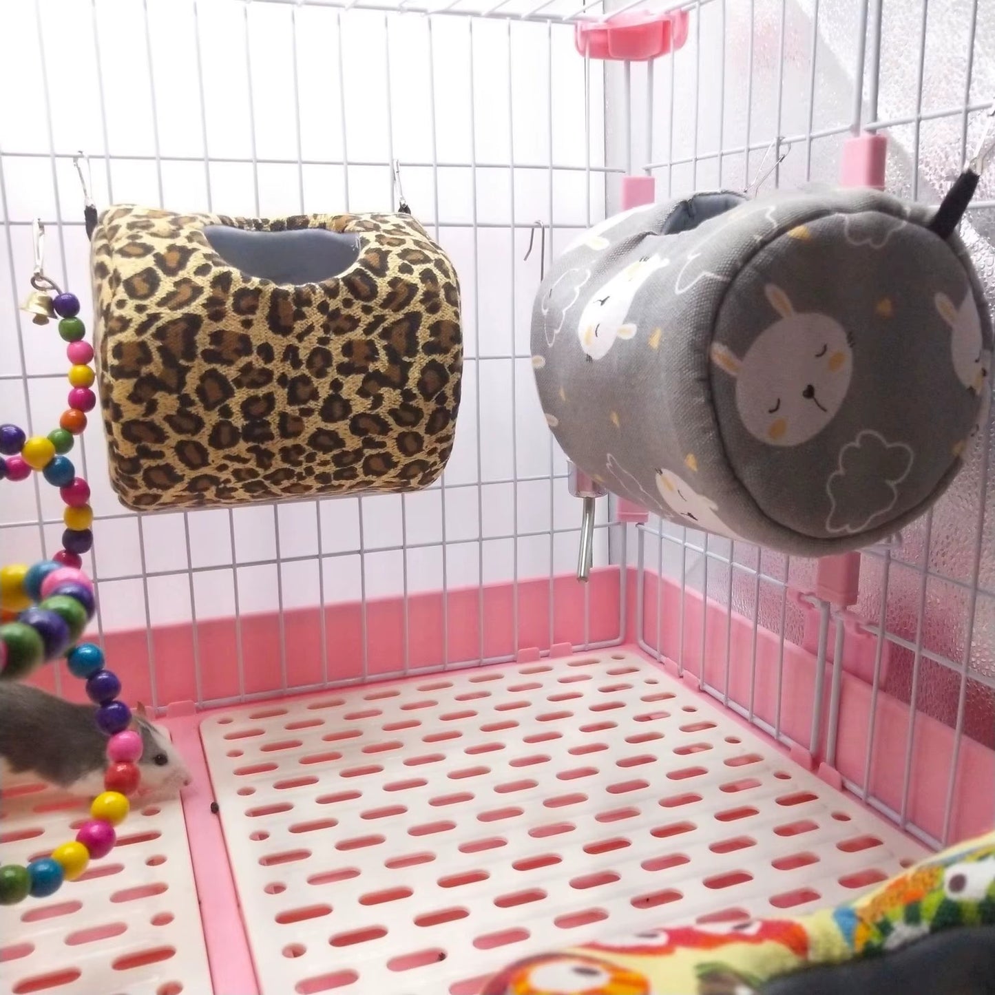 Hammock Bed for Small Pets – Cozy, Hanging Comfort for Hamsters, Rats & Guinea Pigs - FurrrBabies & More! - 313023337399