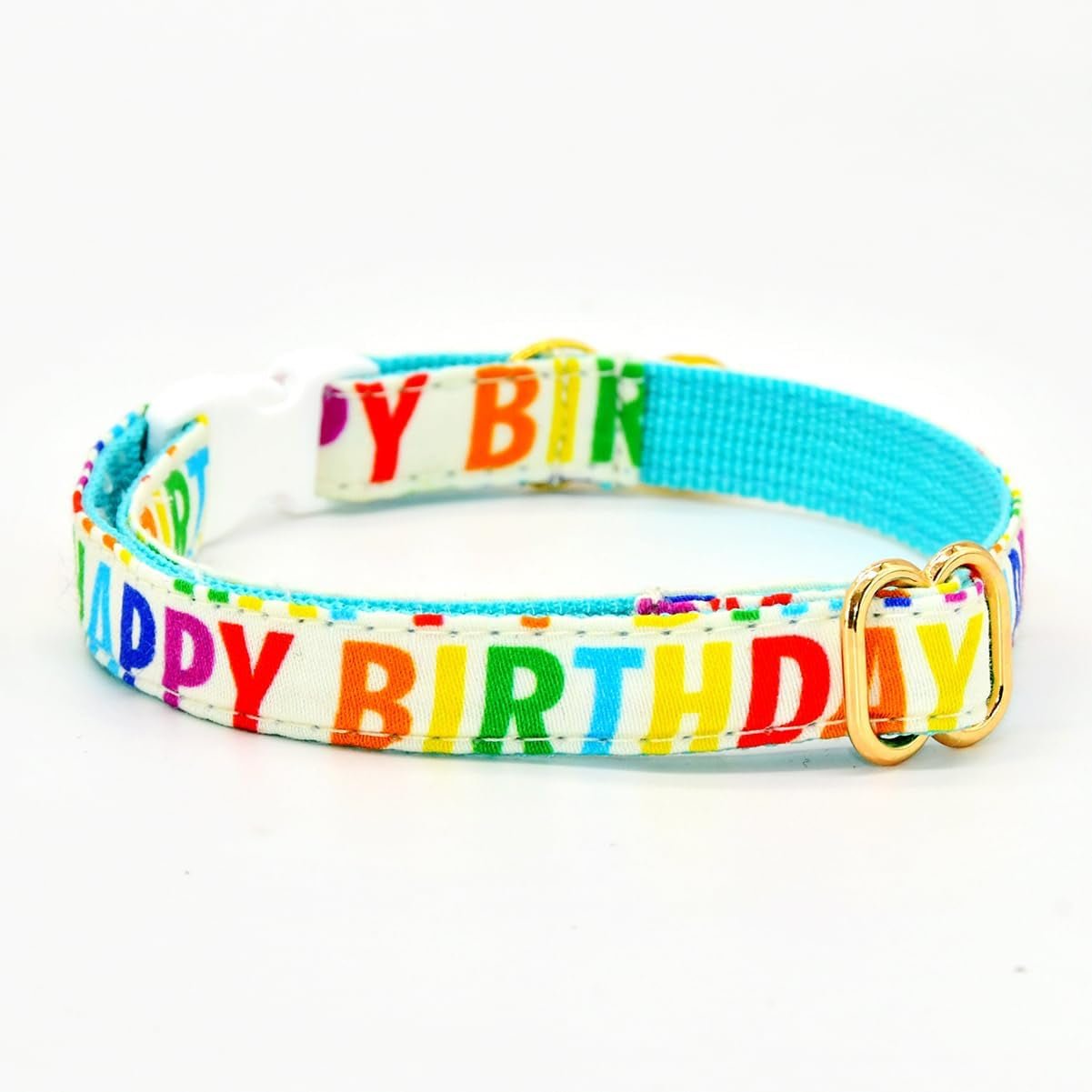 Happy Birthday Cat Breakaway Collar Bow Tie with Bell, Wedding/Birthday Cat Accessories - FurrrBabies & More! - 7445012851852