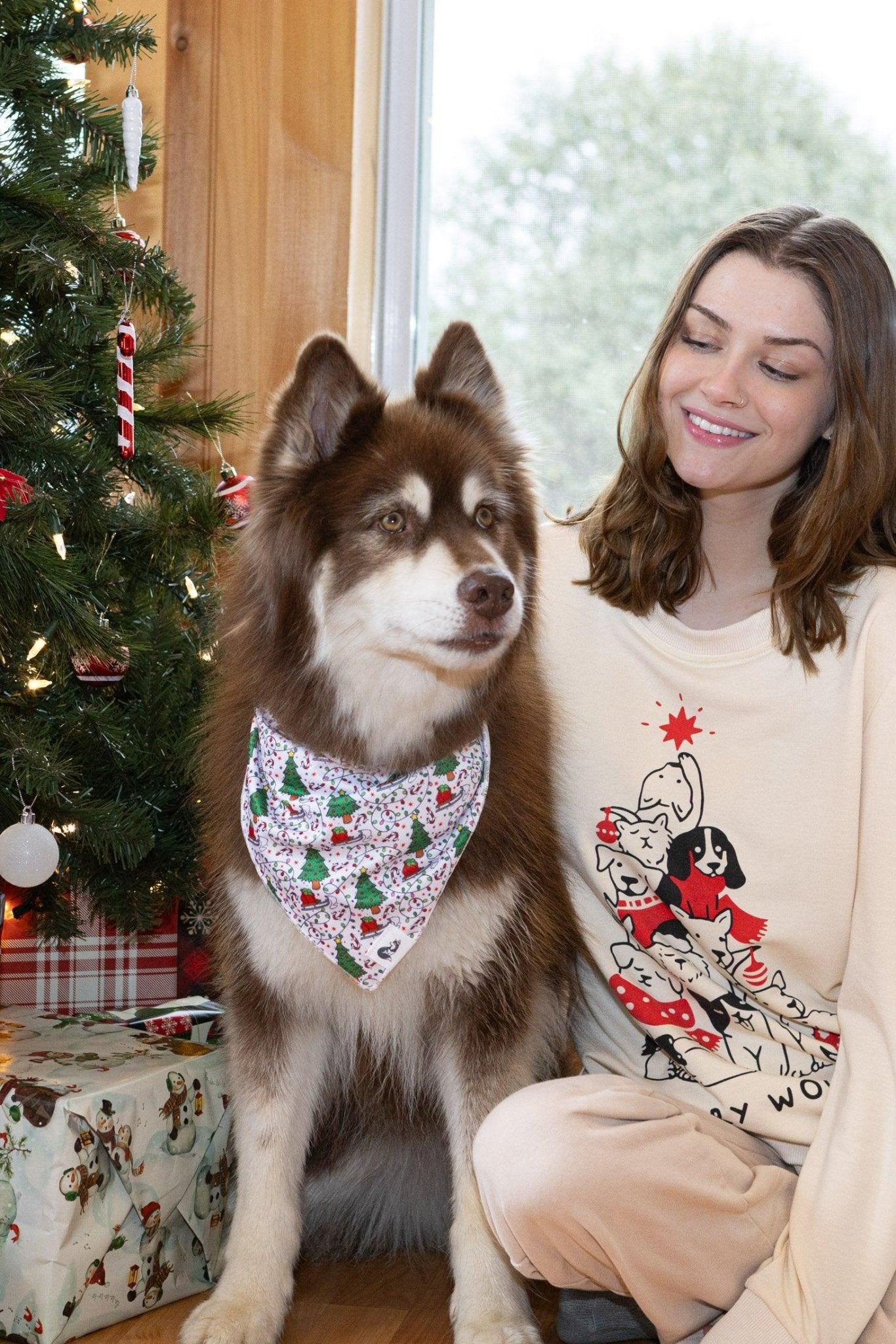 Howliday Cheer Dog Bandana - FurrrBabies & More! - 3531994112341bandana