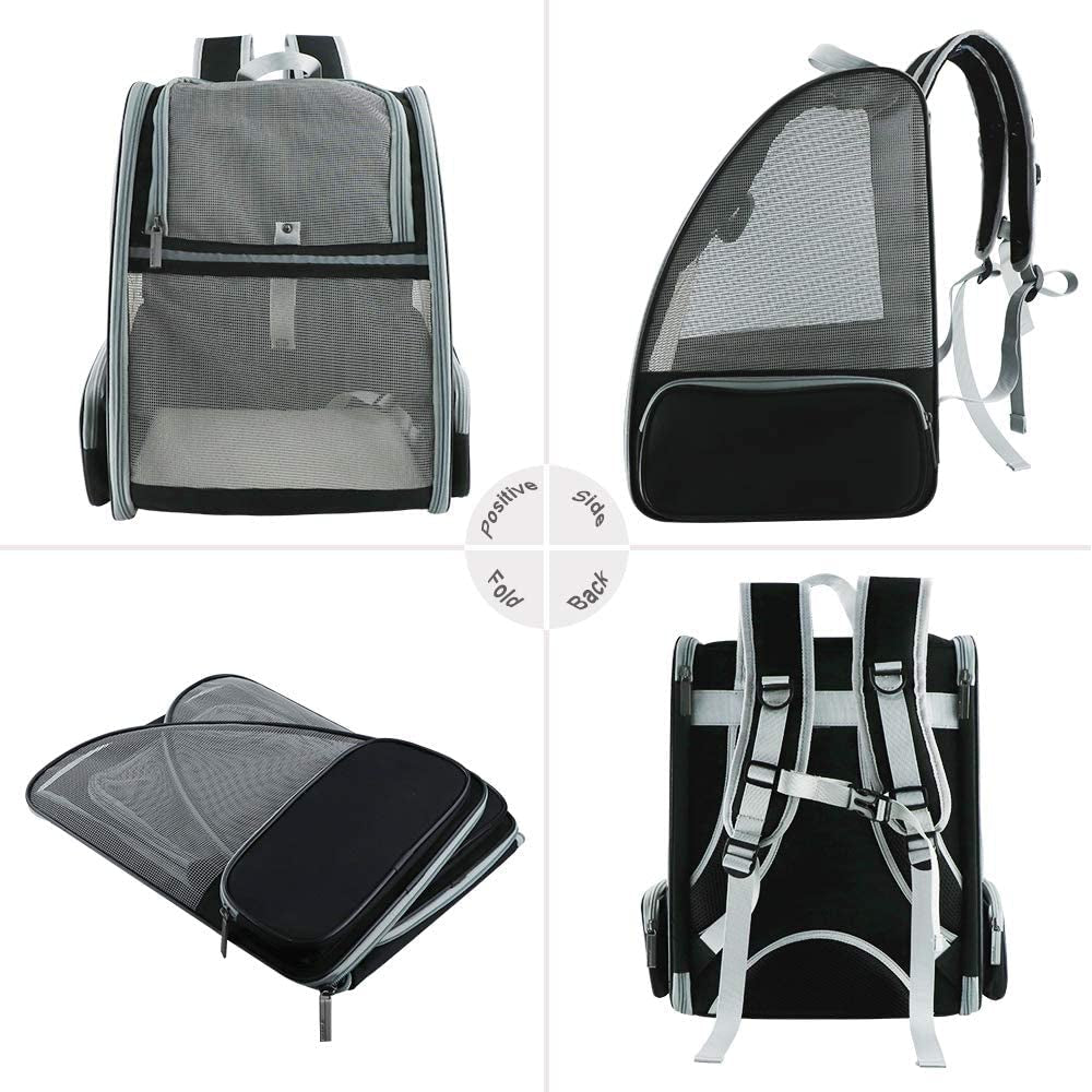 Innovative Traveler Bubble Backpack Pet Carriers for Cats and Dogs (Black) - FurrrBabies & More! - 744759313492