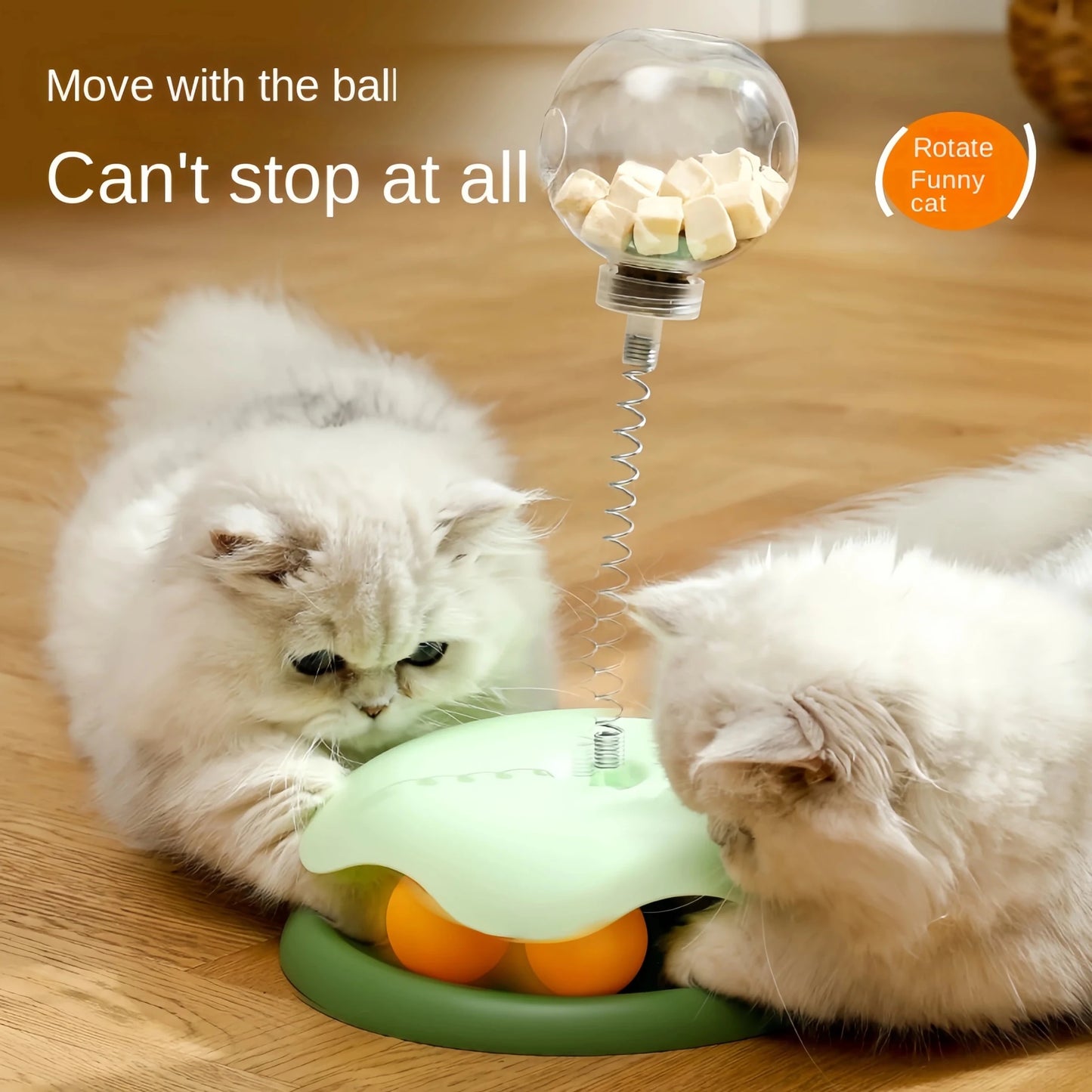 Interactive Puzzle Ball – Fun - Filled Feeder for Smarter, Happier Pets - FurrrBabies & More! - 313057369397