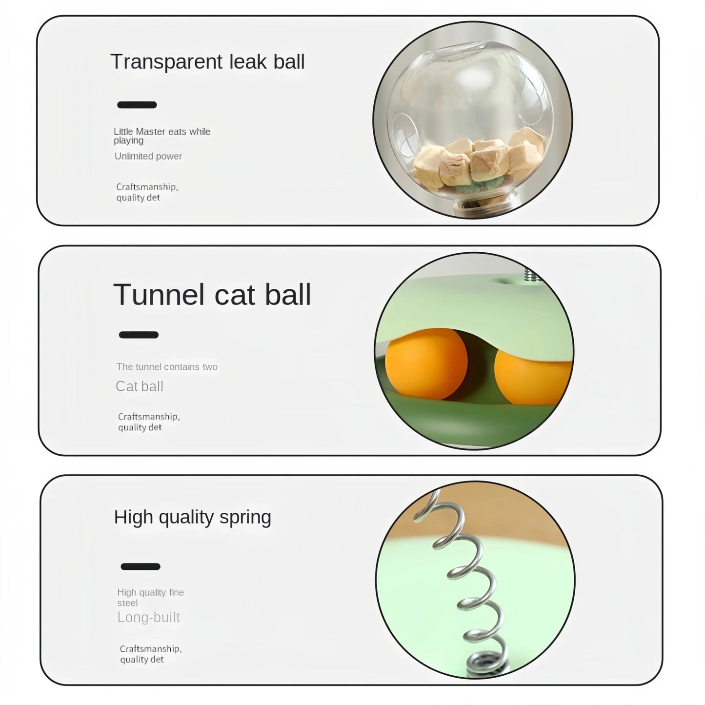 Interactive Puzzle Ball – Fun - Filled Feeder for Smarter, Happier Pets - FurrrBabies & More! - 313057369397