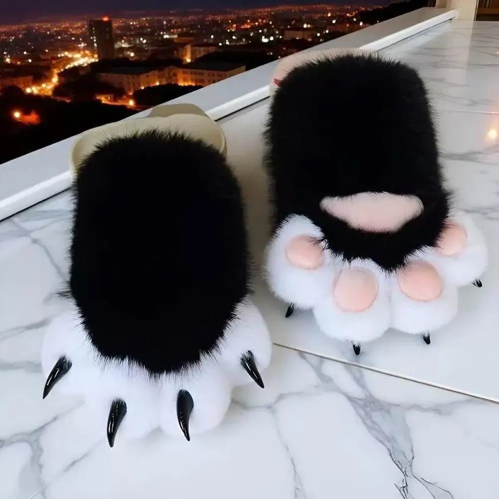 Kawaii Cartoon Cosplay Costume Gloves Furry Fursuit Kigurumi Plush Cat Paw Gloves Thicken Warm Cat Claw Mittens Gifts - FurrrBabies & More! - 7445000396396