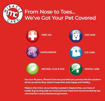 Kwik Stop Styptic Powder for Dogs, Cats and Birds, 6 Ounce, Fast - Acting Blood Stop Powder with Pain Relieving Benzocaine - FurrrBabies & More! - 744110429992