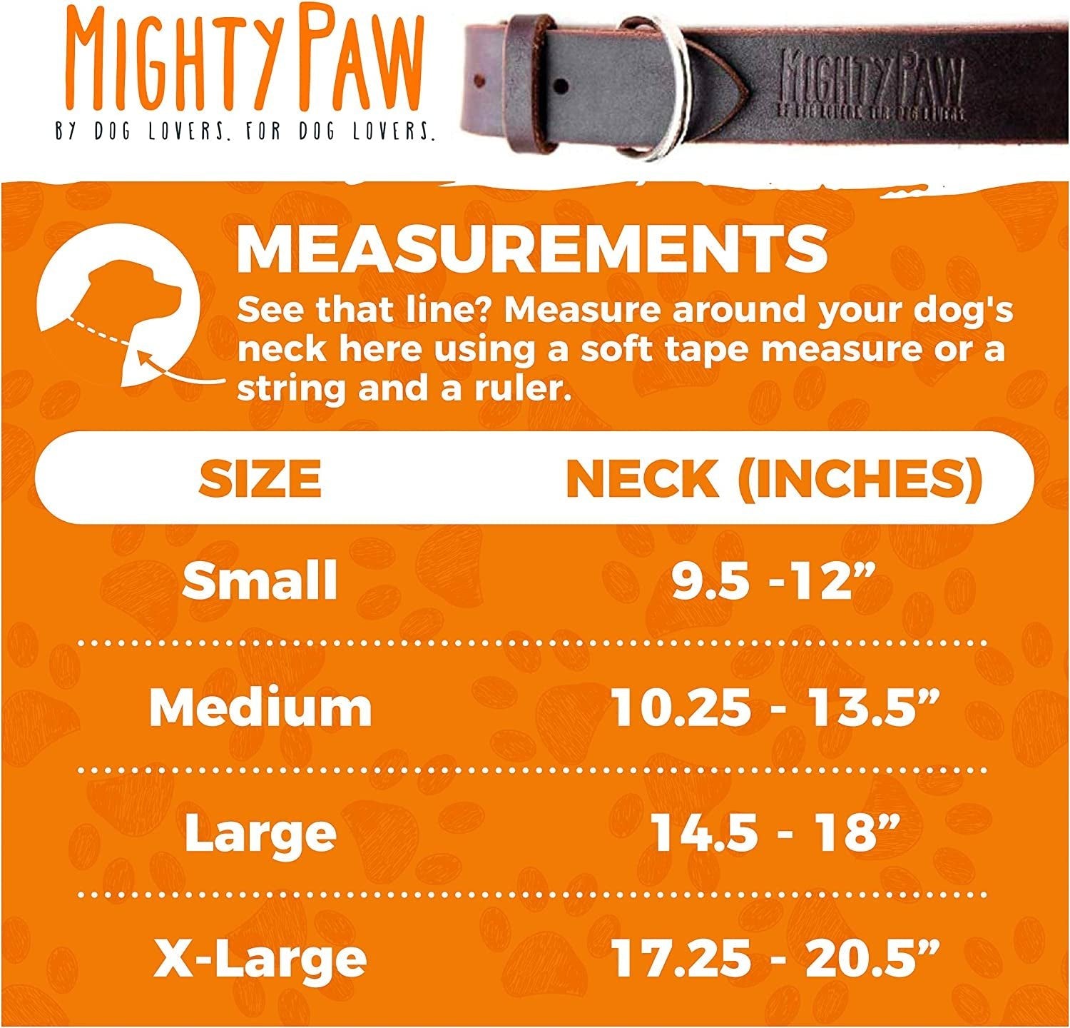 Leather Dog Collar - Genuine Distressed Leather - Strong Metal Buckle - Ultimate Comfort - Modern Style for All Dogs Breeds - Comfort Puppy Collar - (Medium - Brown) - FurrrBabies & More! - 7445028223261