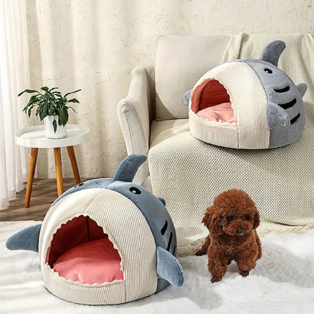 Luxury Plush Shark Pet Bed - FurrrBabies & More! - 