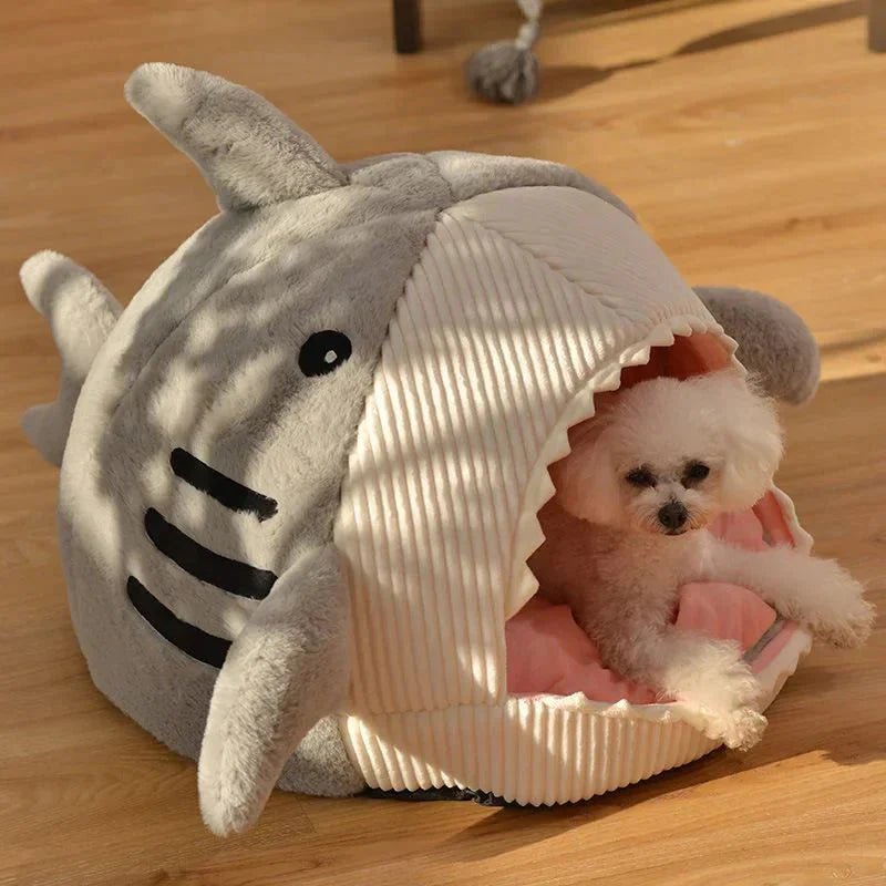 Luxury Plush Shark Pet Bed - FurrrBabies & More! - 