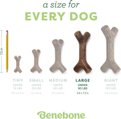 Maplestick Real Wood Durable Dog Chew Toy, Made in USA, Large - FurrrBabies & More! - Large - 313108889874