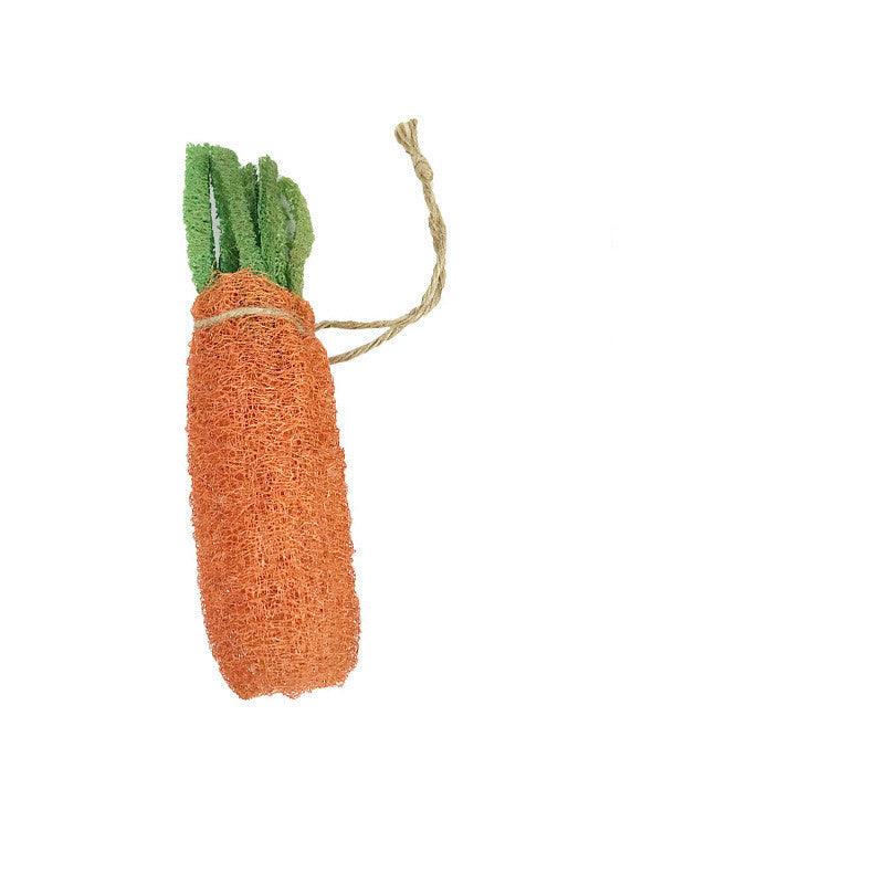 Natural Woven Carrot Hamster Toy - Fun And Eco - Friendly Molar Supplies - FurrrBabies & More! - Small Pet