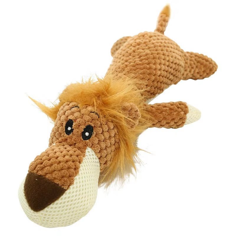 New Pet Dog Toy Plush Bite Resistant Soundy Animal Small Dog Toy Teeth Grinding Cleansing Decompression Interesting Pet Supplies - FurrrBabies & More! - 7445028753720