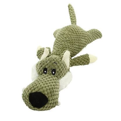 New Pet Dog Toy Plush Bite Resistant Soundy Animal Small Dog Toy Teeth Grinding Cleansing Decompression Interesting Pet Supplies - FurrrBabies & More! - 7445030454493