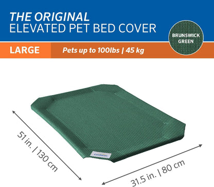 Original Pet Bed Replacement Cover - Brunswick Green - Large (43.5" X 31.5") - FurrrBabies & More! - Large - 744110093438