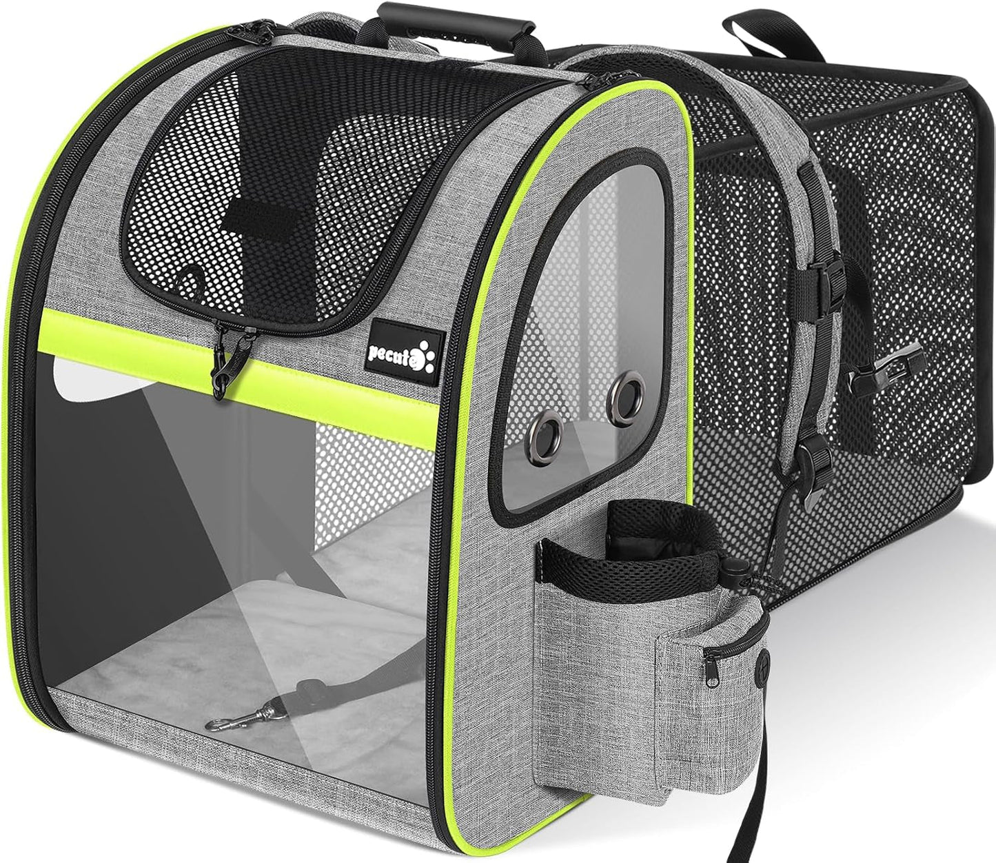 Pet Carrier Backpack, Cat Backpack Carrier, Expandable with Breathable Mesh for Small Dogs Cats Puppies, Dog Backpack Carrier for Hiking Travel Camping Outdoor, Hold Pets up to 18 Lbs - FurrrBabies & More! - 711181244397