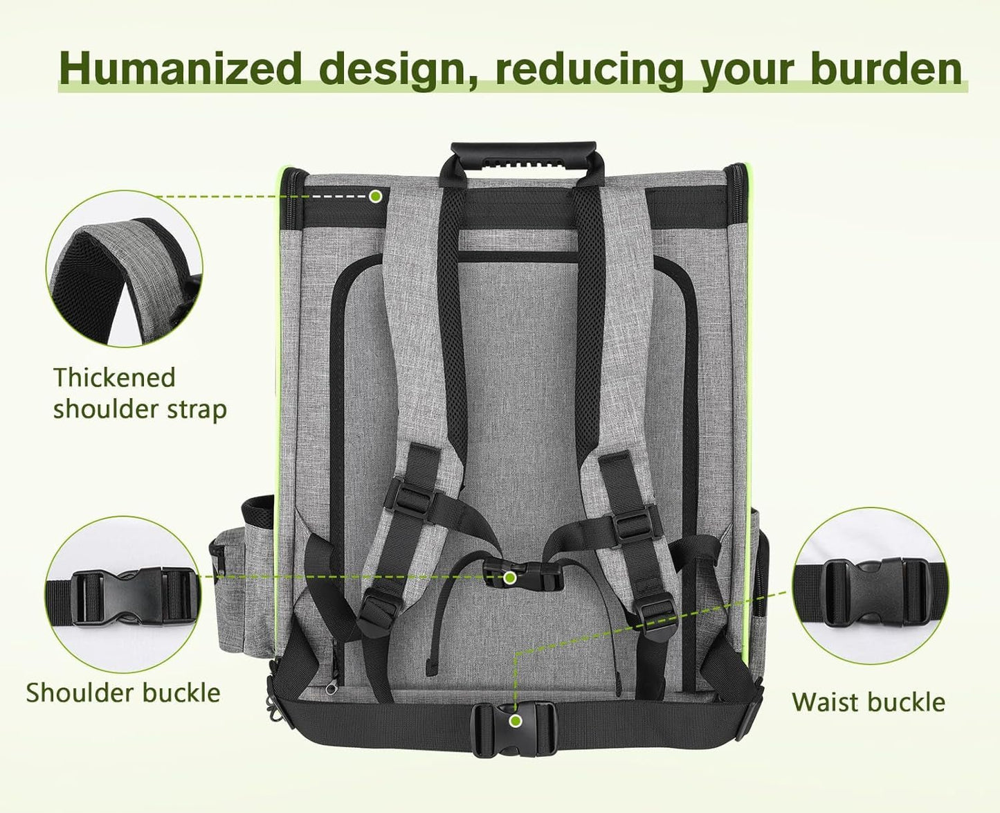 Pet Carrier Backpack, Cat Backpack Carrier, Expandable with Breathable Mesh for Small Dogs Cats Puppies, Dog Backpack Carrier for Hiking Travel Camping Outdoor, Hold Pets up to 18 Lbs - FurrrBabies & More! - 711181244397