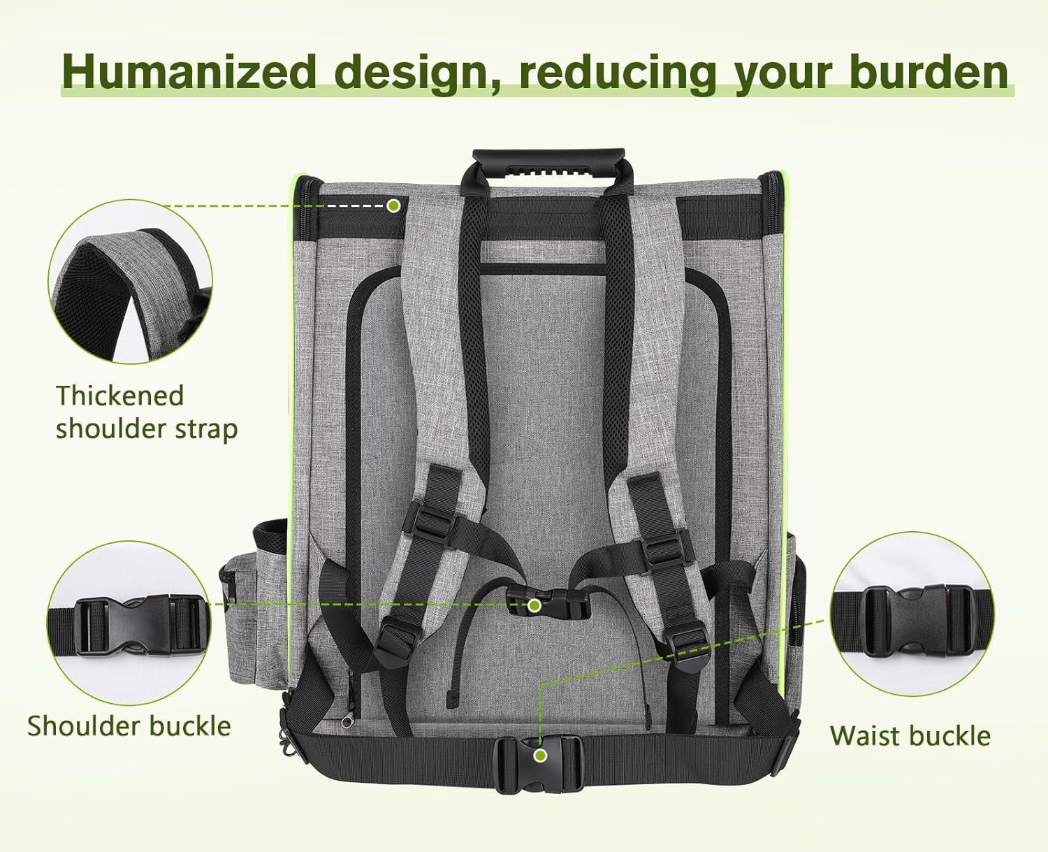 Pet Carrier Backpack, Cat Backpack Carrier, Expandable with Breathable Mesh for Small Dogs Cats Puppies, Dog Backpack Carrier for Hiking Travel Camping Outdoor, Hold Pets up to 18 Lbs - FurrrBabies & More! - 711181244397