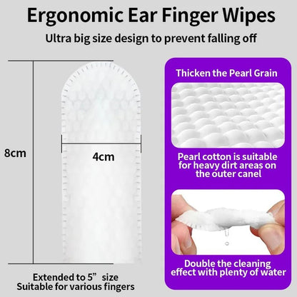 Pet Cleaning Products Ear Cleaning Wipes Ear Care Fingertips Ear Mite Removal Cat and Dog Ear Cleaning Pet Products - FurrrBabies & More! - 7445038554577