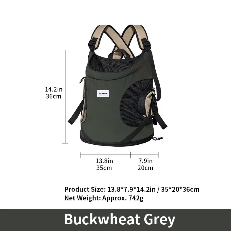 Pet Front Carry Chest Backpack – Stylish, Secure & Super Comfortable for Outdoor Adventures - FurrrBabies & More! - 7445030319389