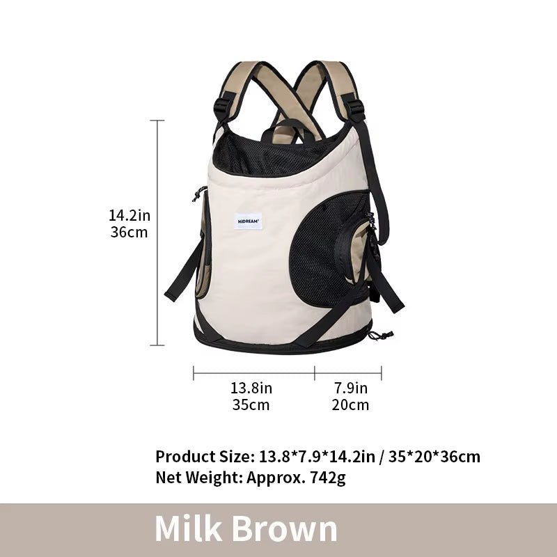 Pet Front Carry Chest Backpack – Stylish, Secure & Super Comfortable for Outdoor Adventures - FurrrBabies & More! - 711181254563
