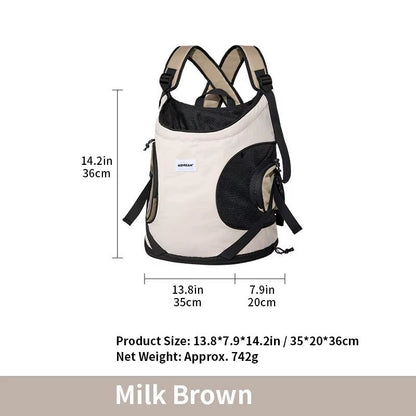 Pet Front Carry Chest Backpack – Stylish, Secure & Super Comfortable for Outdoor Adventures - FurrrBabies & More! - 711181254563