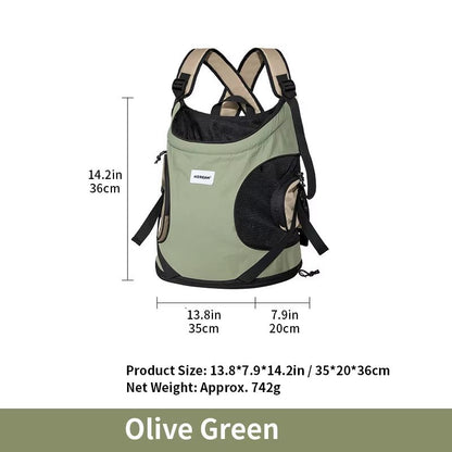 Pet Front Carry Chest Backpack – Stylish, Secure & Super Comfortable for Outdoor Adventures - FurrrBabies & More! - 313038882860
