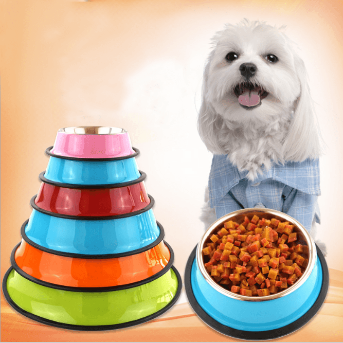 Pet Paradise Dual - Use Stainless Steel Pet Bowl - FurrrBabies & More! - Dog Bowls & Feeders