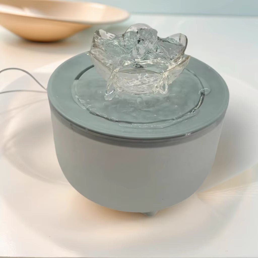 Pets Water Fountain Auto Filter USB Electric Mute Cat Drinker Bowl 1200Ml Recirculate Filtring Drinker for Cats Water Dispenser - FurrrBabies & More! - 1.2L 15 15 9 Cm - 7445048681669